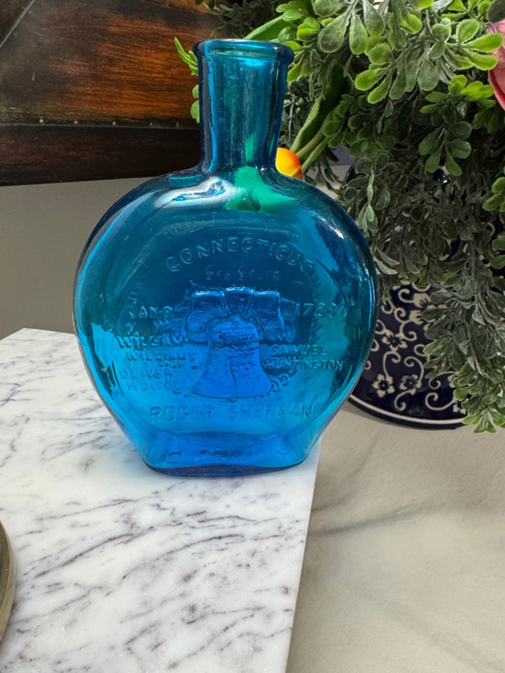 Clevenger Brothers Roger Sherman Connecticut Vintage Bottle